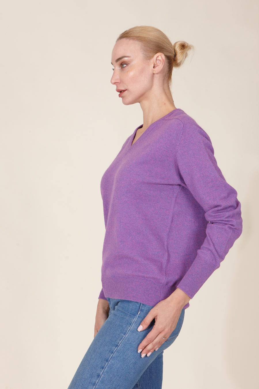 JERSEY CASHMERE CUELLO PICO