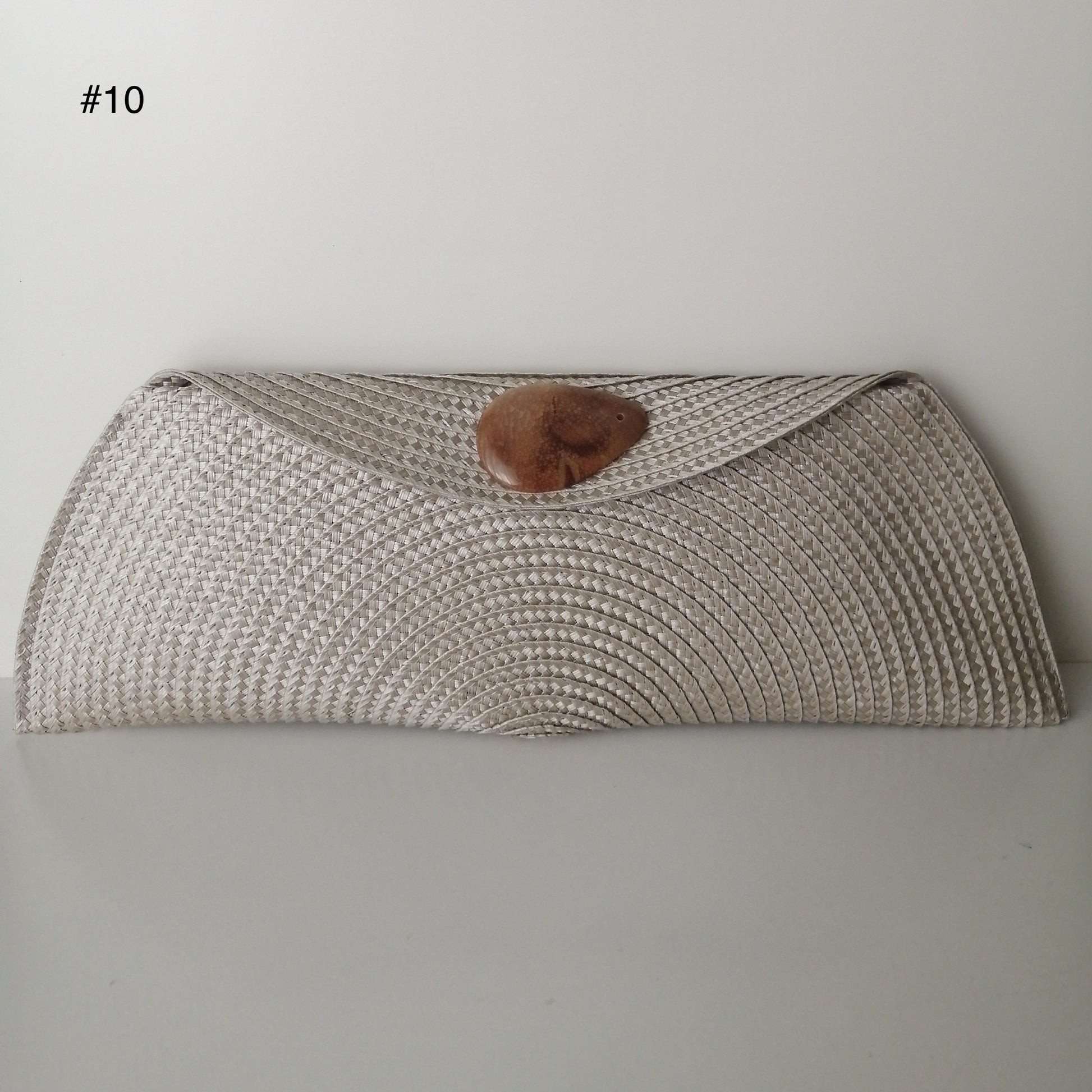 Cartera de Rafia con Piedra dura